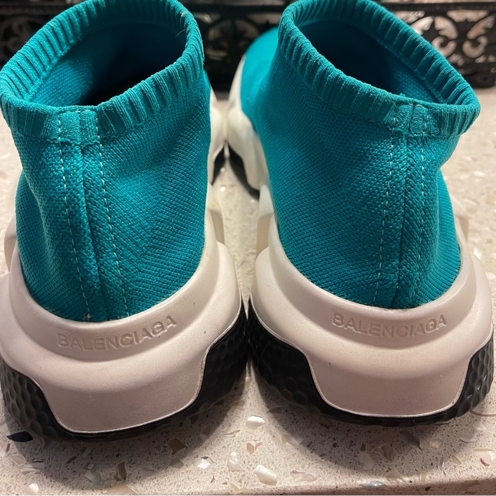 Balenciaga Speed Trainer Blue 37 - Picture 2 of 9